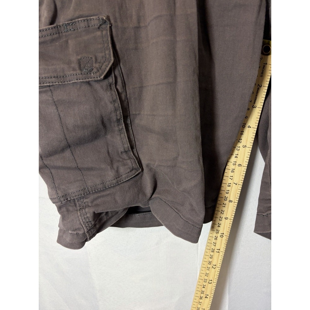 Berne Men's Cargo Shorts Gray Flat Front Pockets Cotton Blend Relaxed Gorpcore - Picture 14 of 16